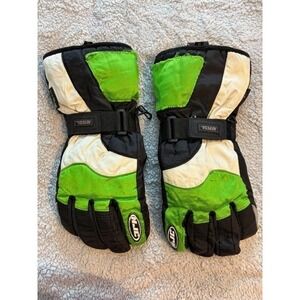 Men's HJC Racing Gloves Green/Black